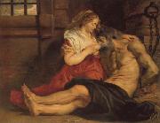 Peter Paul Rubens, A Roman Woman's Love for Her Father